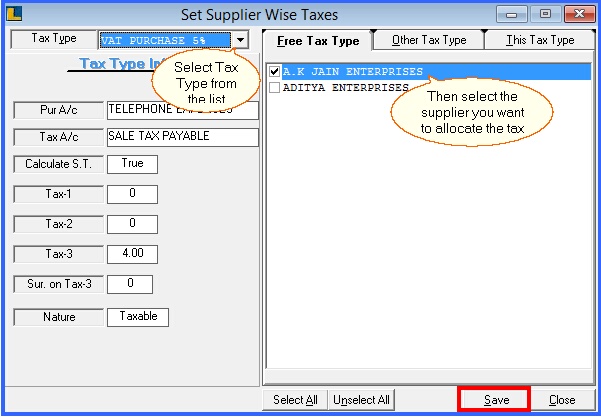 fmcg supplier wise taxes